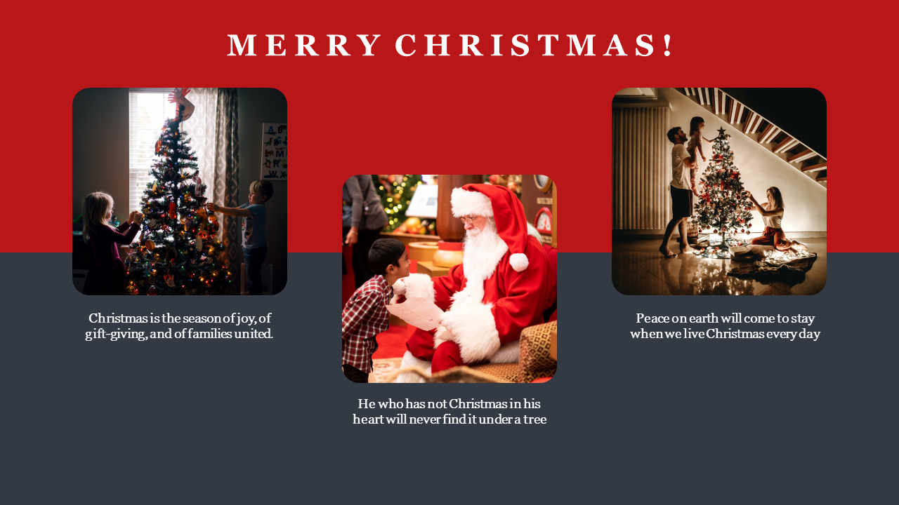 Free - Effective Christmas PowerPoint Presentation Template